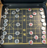 磁性中国象棋国际象棋儿童益智小象棋户外对弈小型棋盘露营休闲棋 132*126*10mm中国象棋-黑色 实拍图