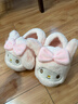 Hello Kitty女童棉鞋冬儿童室内家居鞋小孩保暖亲子棉拖鞋 美乐蒂粉 34-35码 实拍图