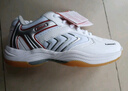 川崎（KAWASAKI）羽毛球鞋防滑耐磨男女同款运动训练鞋003 白色 38 实拍图