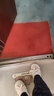 防滑地垫厨房厕所疏水脚垫子洗手间户外商用塑料pvc镂空防水门垫 红色 3.5mm厚60*90cm 实拍图