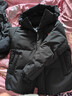 鸭鸭（YAYA）羽绒服男士短款秋冬季新款鸭绒连帽户外加厚商务休闲保暖上衣外套 星空黑-YE5B001056A M 实拍图