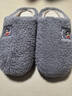 大嘴猴（paul frank）棉拖鞋男情侣时尚简约厚底家居保暖冬季拖鞋PF6661灰色280 实拍图