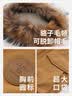 雪中飞时尚貉子毛领工装羽绒服男士连帽中长款冬季户外纯色防寒保暖外套 实拍图