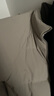 马登工装美式休闲90白鸭绒羽绒服男户外防风外套冬季男士保暖面包服 浅灰色 【立领羽绒服短款/加厚防寒服/男款羽绒服】 3XL 实拍图