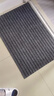 柏能条纹入户地垫门口地垫地毯入户门脚垫进户门垫可裁剪灰色60x90cm 实拍图