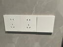 公牛（BULL）开关插座G57蝶翼超薄一开单控五孔带开关插座G57E333A暮雪白暗装 实拍图