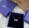 施华洛世奇（SWAROVSKI）【生日礼物】Lifelong Bow项链女蝴蝶结吊坠送女友轻奢女 白色 5440636 实拍图