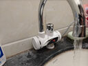 四季沐歌（MICOE）【10年旗舰丨热销10万】电热水龙头即热式速热水龙头热水加热器侧进水下进水冷热两用厨房 雪山白+下进水【即开即热+水电分离】漏保插头 实拍图