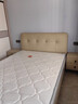 全友家居 奶油风头层牛皮茉伊真皮床头软包靠背卧室家用1.5米双人大床 实拍图