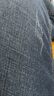 真维斯（Jeanswest）牛仔裤男加绒2025冬季轻商直筒修身保暖牛仔长裤男蓝色加绒40 实拍图