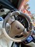 四万公里冬季加厚毛绒方向盘套专用汽车把套保暖防滑卡通植绒猫头-O型 实拍图