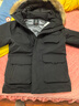 京东京造【进口极寒95鹅绒服】羽绒服男外套女冬季新款中长款 曜石黑 L 实拍图