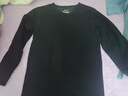海澜之家保暖内衣男士秋衣秋裤男纯棉100%纯棉保暖衣男秋衣套装打底棉毛衫 超柔天丝绒加绒加厚抗菌防螨-黑色 L -170/95(110-130斤) 实拍图