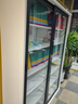 华豫钢鼎钢制推拉门文件柜玻璃移门书柜透明办公室密码锁铁皮档案柜资料柜 2米高*1.5米宽黑白套色移玻柜6 0.8mm 实拍图