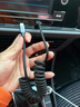 绿联车载弹簧充电线CarPlay数据线Type-C适用苹果iPhone17/16e/15ProMax快充伸缩线USB-C华为荣耀小米 实拍图