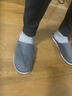 JOYTOUR一次性拖鞋5双男女居家旅行加厚秋冬便携防滑酒店珊瑚绒均码灰色 实拍图