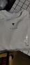 拇指白小T【可机洗拒水鹅绒T】秋冬男女羽绒保暖T恤上衣打底衫 女皓白 XL 实拍图