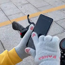 GRGN 手套男女士冬季防寒保暖骑行手套加厚加绒骑车防风触屏毛线手套 实拍图