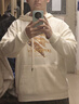 啄木鸟（TUCANO）卫衣男连帽秋冬季新款重磅帽衫青少年学生宽松大码加绒加厚男卫衣 【常规春秋款】浅米/黄昏街景后图 2XL （重150-170斤高175-185） 实拍图
