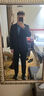 雅戈尔（YOUNGOR）西服男士050款上衣秋冬青年男套西上衣羊毛面料经典西服 藏青 XL 180/100A 实拍图