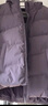 坦博尔羽绒服女短款秋冬连帽宽松保暖女士外套厚TD236356 芝袊紫 175  实拍图