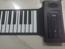特伦斯手卷钢琴便携式88键专业版加厚编曲键盘成人口袋电子钢琴HQA88 88键黑色智能版 实拍图