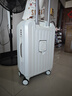 贝初众行李箱次日达小型可登机箱大容量拉杆旅行密码皮箱子高颜值 牛奶白【升级多功能】加厚款 22英寸 【短途旅行】闪电发货 实拍图