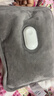 彩虹热水袋暖手宝充电暖宝宝暖水袋注水暖手袋热敷暖肚子暖脚 灰色 实拍图