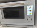 东芝（TOSHIBA）【国家补贴20%】白珍珠水波炉高奢款家用微波炉烤箱微蒸烤炸炖一体机蒸烤箱28L触控彩屏YD95CNW 实拍图
