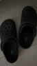 卡骆驰（CROCS）贝雅克骆格保暖拖鞋|205969 黑色-060 36/37(220mm)  实拍图