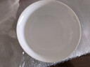 景德镇（jdz）家用饭碗中式陶瓷碗高温白瓷沙拉碗搬家礼物米饭碗餐具新年礼物 玉牡丹大号汤碗单个 实拍图