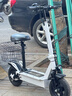 绿源【向往的生活推荐品牌】电动滑板车锂电池便携可折叠电动车成人两轮代步车迷你电动车 48V/白色110-130里/800W/智能AI/带座 实拍图