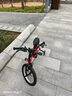 九号（Ninebot）儿童自行车4-6岁单车铝合金脚踏车红色16寸适合身高105-125cm 实拍图