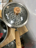 双枪（Suncha）奶锅316L不锈钢婴儿宝宝辅食小奶锅汤锅雪平蒸锅加厚带蒸笼 18cm 实拍图