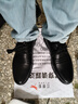 红蜻蜓男鞋平底秋冬牛皮休闲鞋男圆头商务正装皮鞋男WTA306871黑色43 实拍图