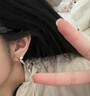 芯奢S999足银耳环女士2025新款养耳洞素圈耳圈耳钉纯银设计高级感耳饰 单只12mm【建议拍2只】 实拍图