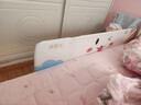 棒棒猪免安装床围栏宝宝防摔防护栏便携式床上可折叠床围挡板 1.5米单面 实拍图