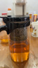 尚明（SAMADOYO）玻璃内胆飘逸杯茶水分离懒人泡茶壶一键过滤泡茶神器家用茶具套装 700ml单壶+300ml公道杯 实拍图