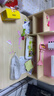 读书郎儿童学习桌椅套装可升降小户型中小学生作业小孩写字书电脑课桌椅 手摇升降桌+三层书架+升降脚踏手摇椅粉 实拍图