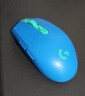 罗技（G）G304 LIGHTSPEED无线鼠标 游戏鼠标 轻质便携 鼠标宏 绝地求生FPS英雄联盟吃鸡 生日礼物 蓝色 实拍图