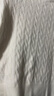 森马（Semir）森柔毛衫|商场同款毛衣女圆领纯色2024冬季绞花上衣101724107014 实拍图
