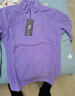 探拓（TECTOP）抓绒衣 保暖抓绒衣立领半开衫抓绒衣 034  女款丁香紫 M 实拍图