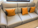 奥左真皮沙发客厅轻奢高级感2026新款头层牛皮广东佛山龙江直排小户型 2.2米三人位【三口之家·刚刚好】 豪华款(头层牛皮+乳胶+松木框架·USB充电·送抱枕) 实拍图