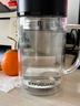 富光高硼硅玻璃杯大容量带茶隔水杯便携带把办公泡茶杯子办公杯双层 实拍图