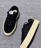 EQLZ义阔官方FAULT23复古美式风板鞋男款休闲鞋子女黑白耐磨无中生有 幽灵黑 42.5 实拍图