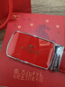 七匹狼（SEPTWOLVES）红腰带男马年本命年礼物男士皮带自动扣真牛皮新郎结婚红色裤带 本命年.大吉大利【马到成功礼盒-宽3.5cm】 实拍图