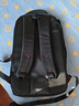 袋鼠双肩包男士背包大容量行李旅游包学生书包女初中商务笔记本电脑包 黑色配红标 实拍图