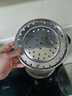 不锈钢蒸架蒸盘家用蒸笼圆形高脚蒸片蒸锅篦子蒸包子隔水蒸架 20cm（一只装)+蒸布 实拍图