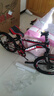 凤凰（Phoenix）儿童自行车山地车男女学生脚踏车6-12岁童车 霸道 黑红色 18寸 实拍图