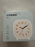 码仕闹钟儿童学生创意小时钟简约方形指针夜光贪睡懒人夜灯桌面床头钟C301-5熊猫开学季 实拍图